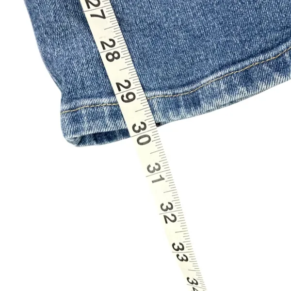 Spanx Wide Leg Denim Jeans Womens‎ 29 Light Wash Blue High Waist Modern Classic - Image 11