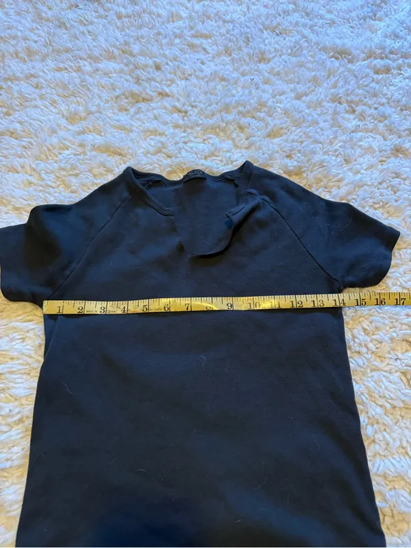Brandy Melville Black Short Sleeve Knit Top - Image 4