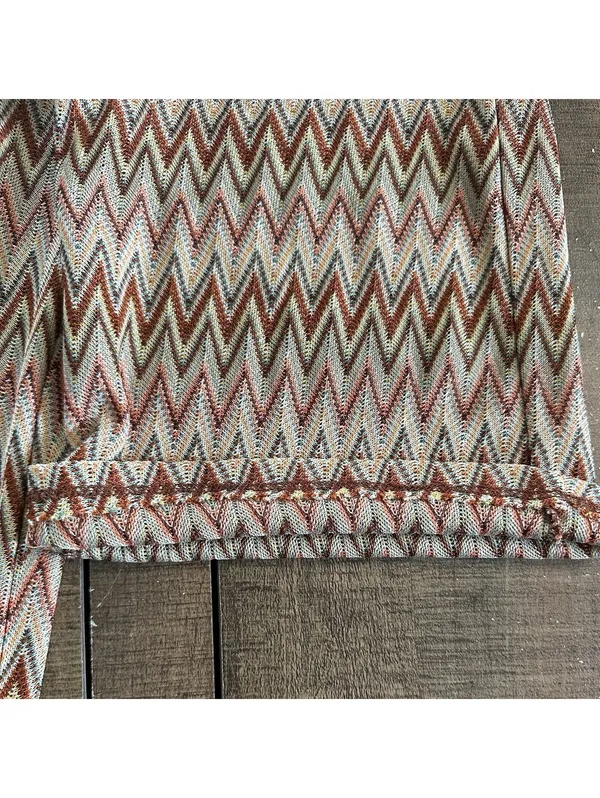 Josauim Zigzag Patterned Knit Pants XS - Image 8