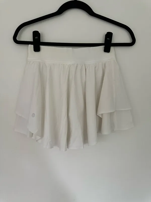 Lululemon Court Rival High Rise Skirt White 4 - Image 2