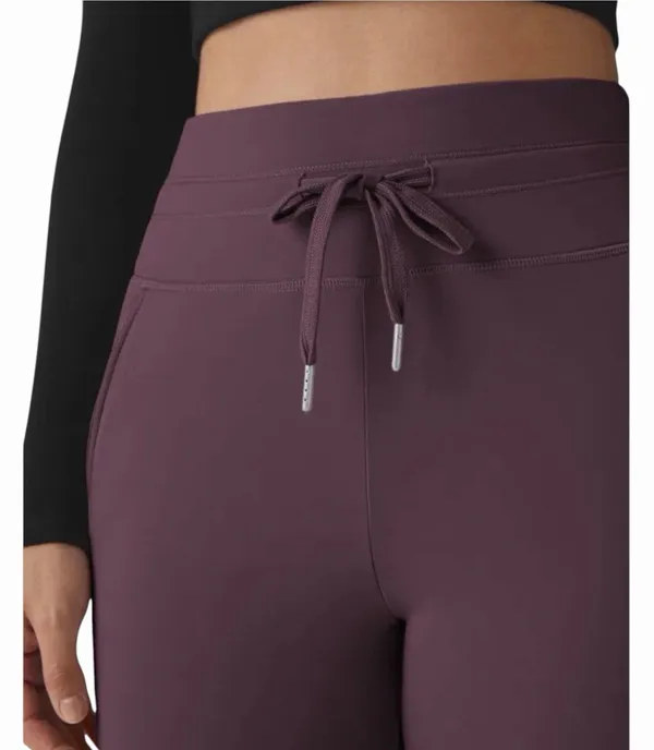 Halara Womens SoftlyZero High Wasited Leggings Size M Drawstring Activewear Gym - Image 3