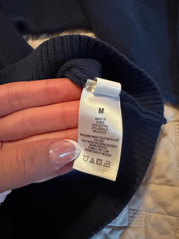 Aeropostale Sweater Knit Navy Blue - Image 3