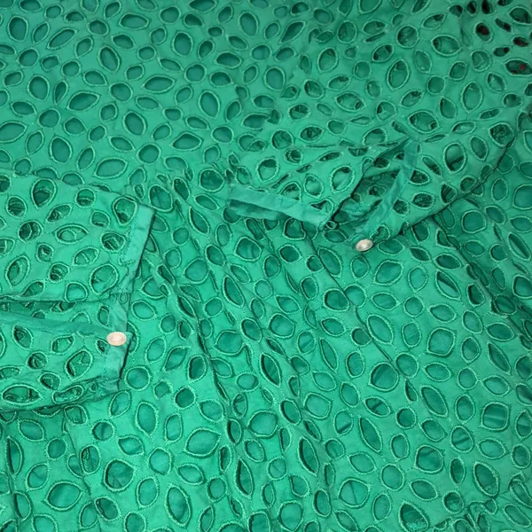 J crew Kelly green eyelet dress size medium - Image 2