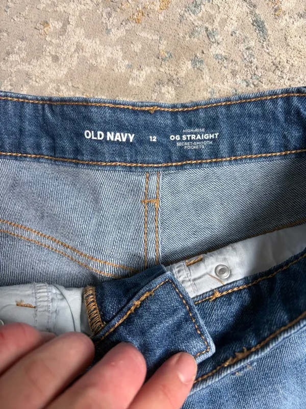 Old Navy Jean Shorts High-Rise Straight OG - Image 2
