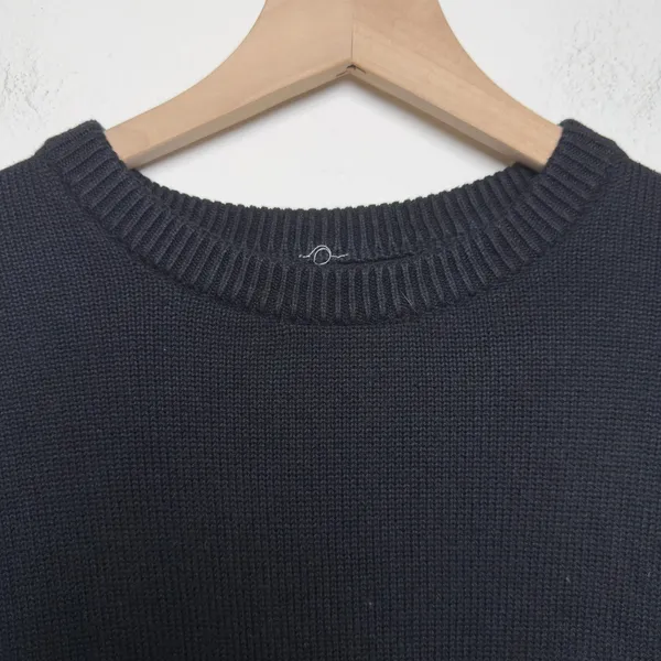 Lululemon Womens Cashlu Boxy Crewneck Sweater‎ XS Black Ribbed Knit Casaul - Image 3