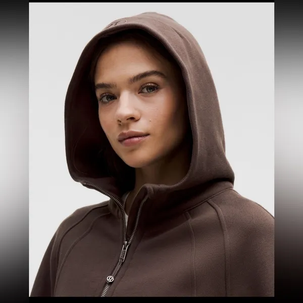 NWT Scuba Oversized Half-Zip Hoodie/ Espresso & Xs/s - Image 4