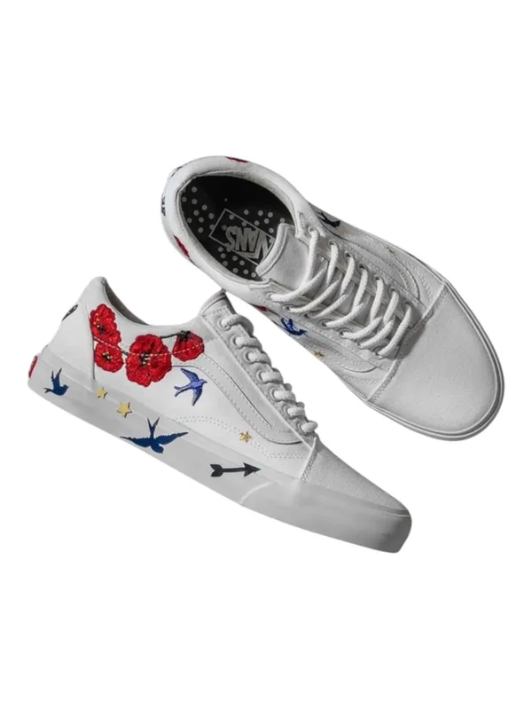 Vans® ✌︎ Old Skool Limited Edition Desert Embellished Sneaker ✌︎︎ White ✌︎︎ 7M - Image 15