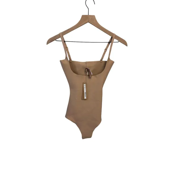NWT Skims Body Zoned Open Bust Brief Bodysuit Clay Size Small - Image 2