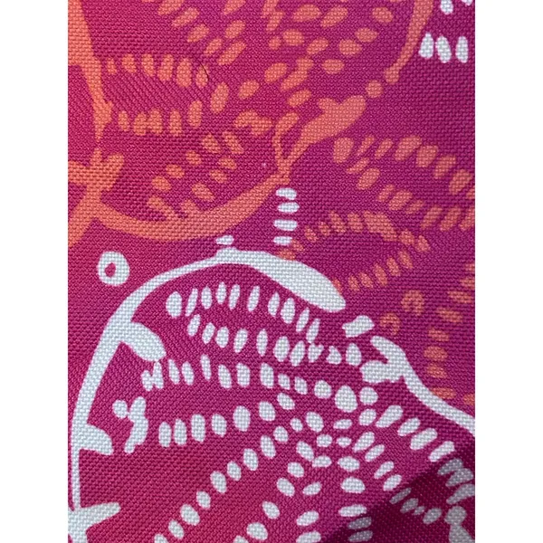 Lilly‎ Pulitzer For Estee Lauder Summer Beach Bag/Tote Pink Orange 14" x 16" - Image 4