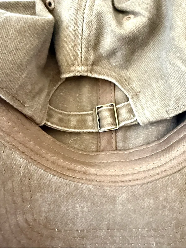 Madewell 100% Cotton Womens Khaki Tan Brown Baseball Hat Caps NEW - Image 2