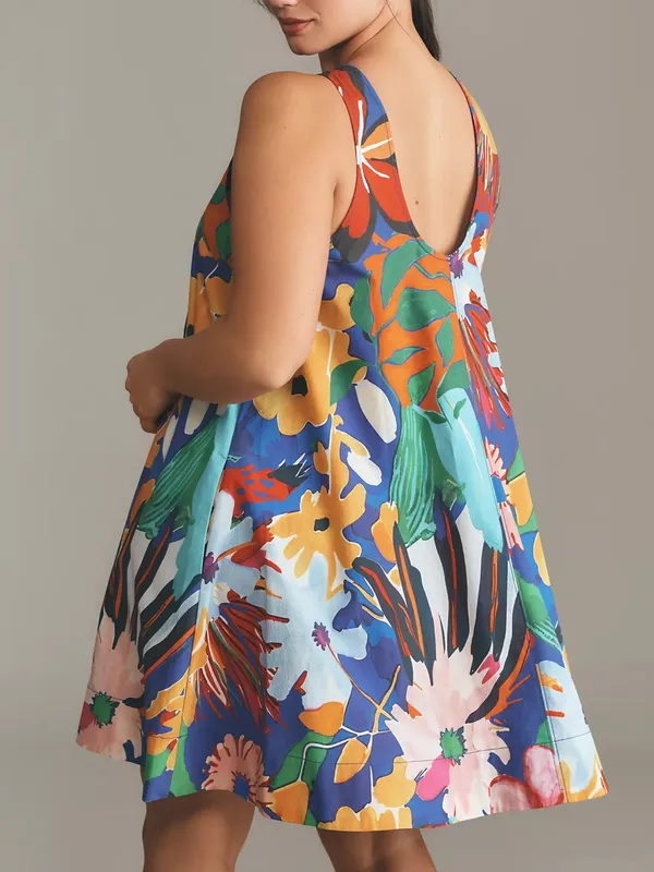 Anthropologie The Keiko Mini Dress by Maeve size XL - Image 2
