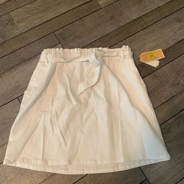 White denim skirt - Image 2