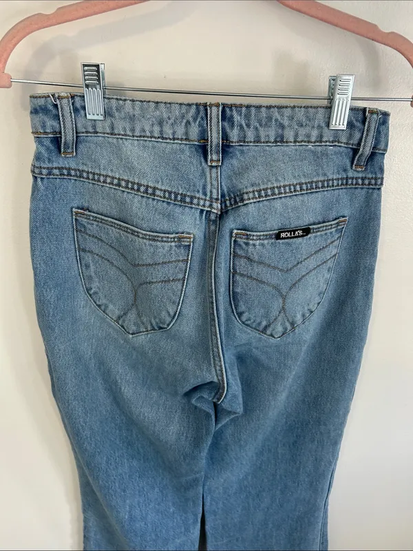 Rolla’s Eastcoast Crop High Rise Flare Jeans - Image 7