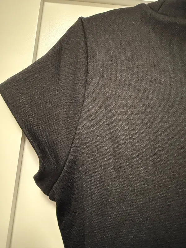 Black H&M Divided Mini Sweater Dress - Image 14