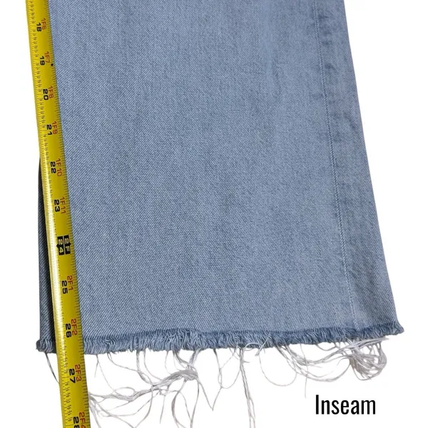 Agolde Ren High Rise Wide Leg Jeans Lightwash Capsule‎ Comfort Minimalist 28 - Image 13