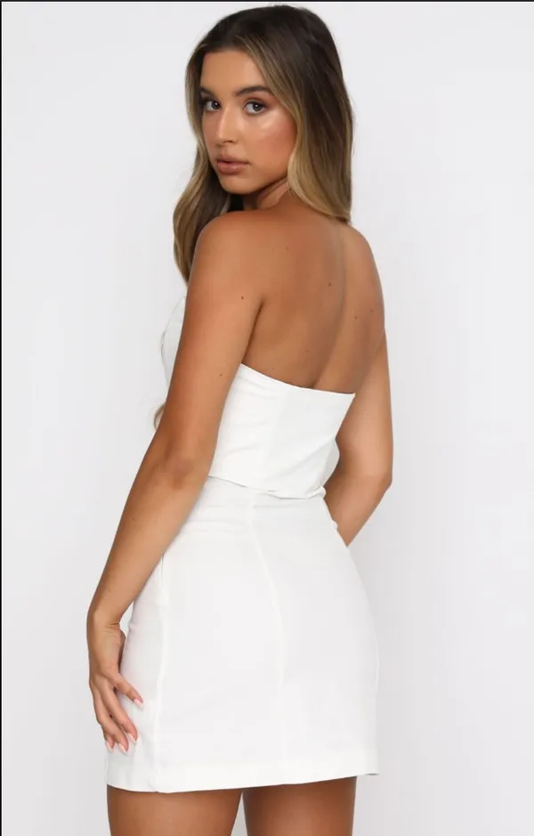 White Fox Change the Tune Mini Dress - Image 4