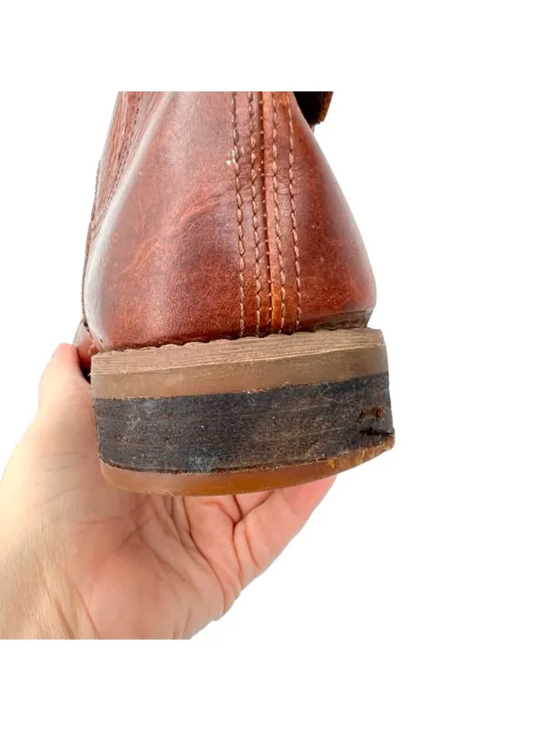 Timberland Earthkeepers Savin Hill Tobacco Brown Leather Riding Boots Size 10 - Image 12
