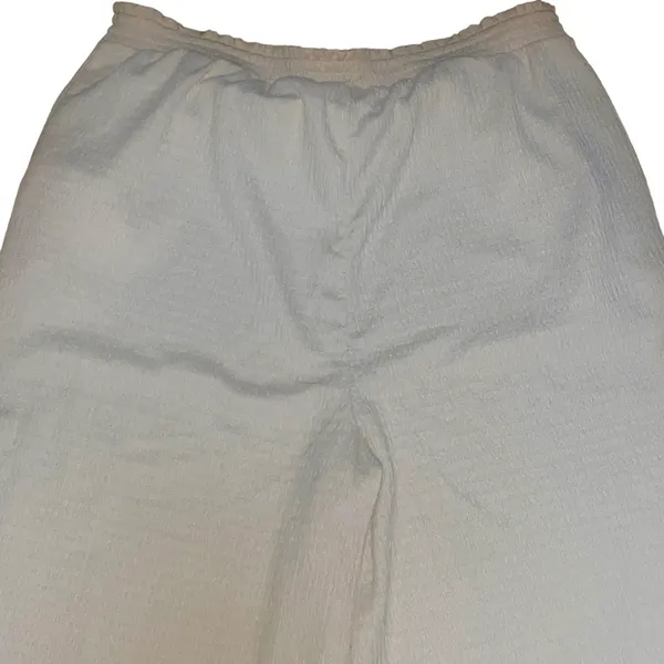 Bar lll Ivory Gauze Wide Leg Pants - Image 3