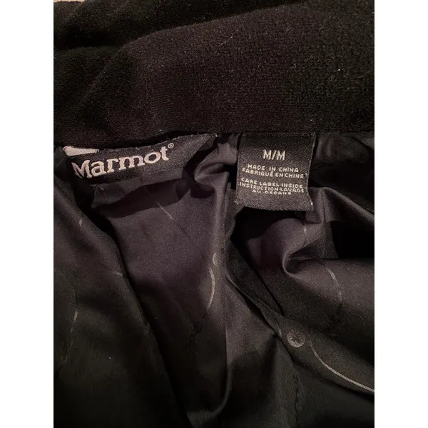 Marmot Womens‎ Medium Black Quilted Puffer Vest Stretch Panels Lightweight Zip - Image 10