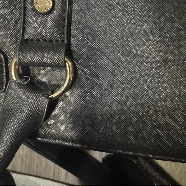 Michael Kors Black Satchel with Gold Accents - Image 11