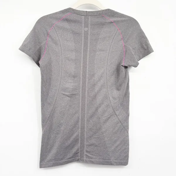 Lululemon Womens Swiftly Tech Short Sleeve Athletic Gym Workout Tee Gray - Image 5