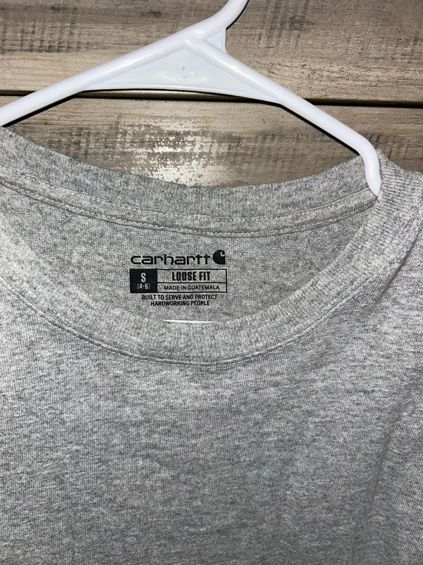 Carhartt Grey Long Sleeve Shirt - Image 4