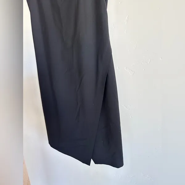 Theory Risbana New Stretch Wool Sheath Dress Black size 6 - Image 7