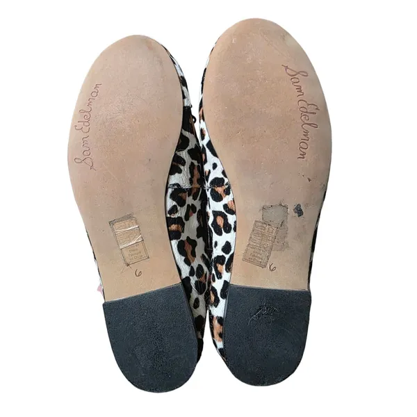 Sam Edelman Flats Women Size 6 Calf Fur Cheetah Chic Boujee Modern Maximalist - Image 4