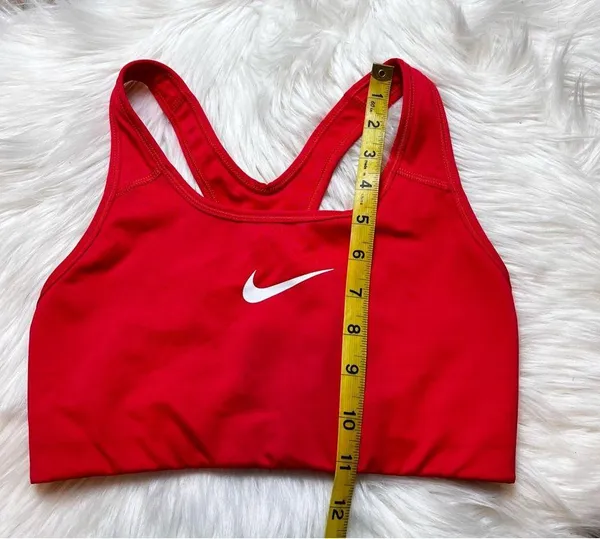 Nike Dri Fit Classic Red Sports Bra. Size S EUC - Image 7