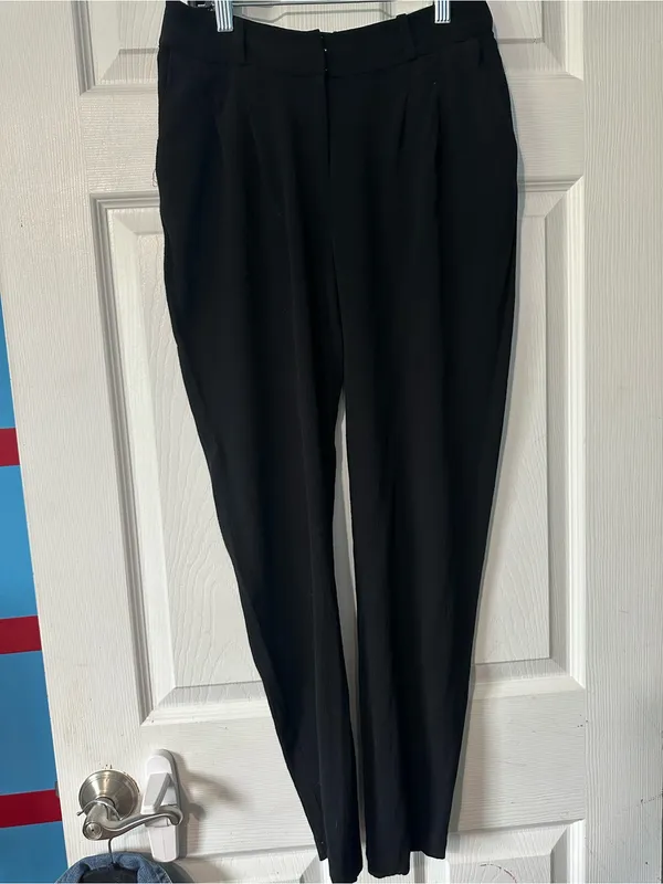 Kate Spade ♠️ Classic Black High-Rise Straight Pants — Women - Image 4