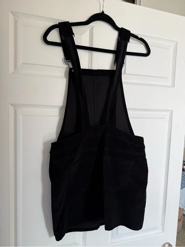 Vanilla Star Black Corduroy Overalls - Image 2