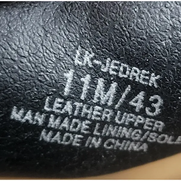 Lucky Brand Jedrek Womens Wedge Size 11 Black Leather Open Toe Slip On Pump Heel - Image 5