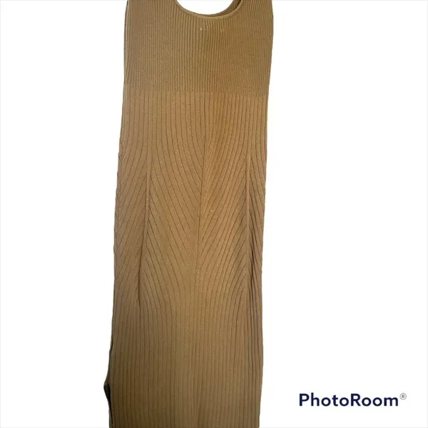 Anthropologie Maeve Knit Ribbed Sweater Tank Dress‎ with Slits - Image 7