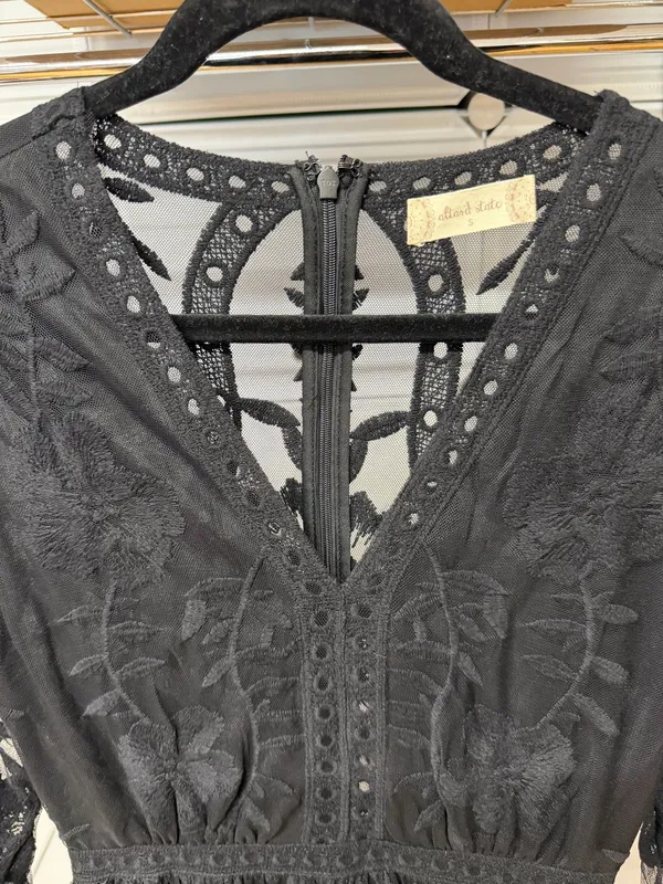 Altar'd State Black Maxi Dress - Image 4