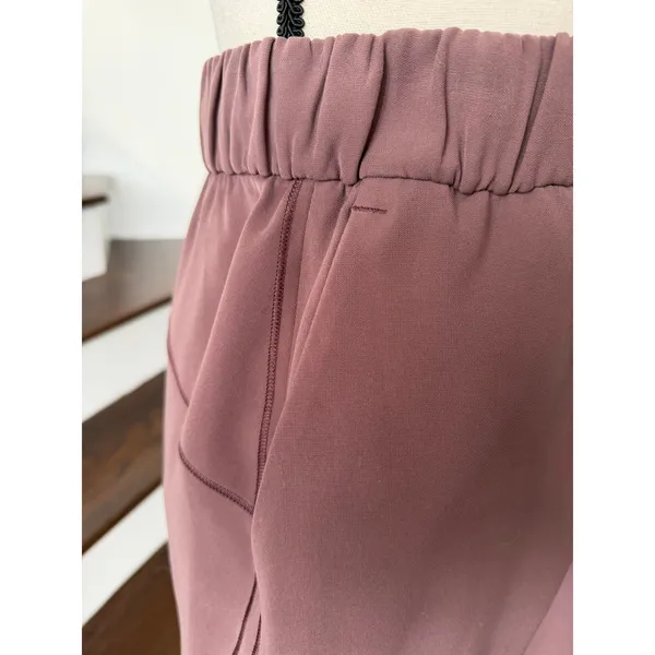 Lululemon On the Fly Dusty Purple Pull On Athletic Mini Skirt - Image 3