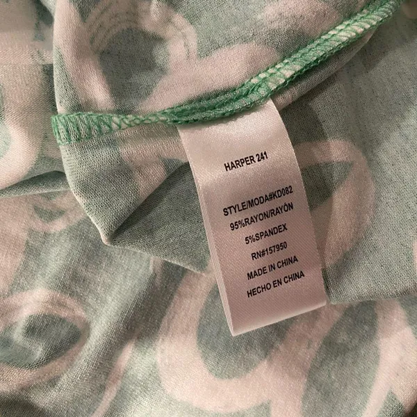 NWT Harper 241 Size S Green Wrap Top Braided Elastic Waist Sleeveless Maxi Dress - Image 12