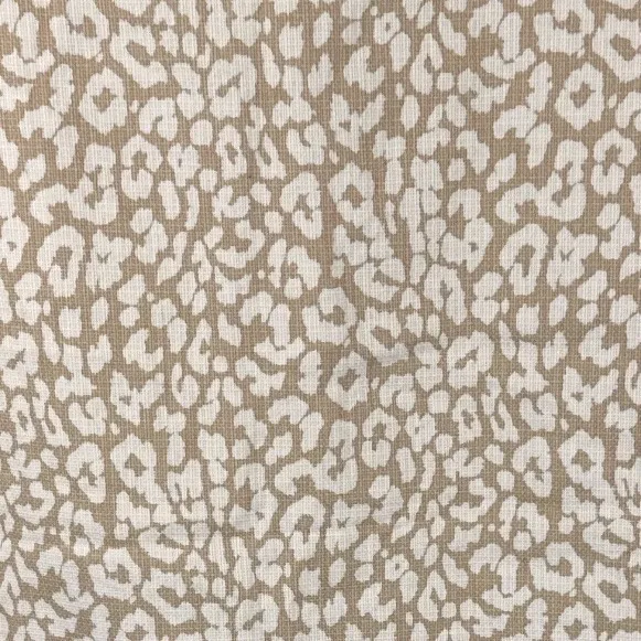 J.Crew Tan White Leopard Print Cotton Pencil Skirt Women 6 Professional Office - Image 3