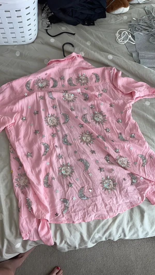 the Label Sequin Shirt - Image 6
