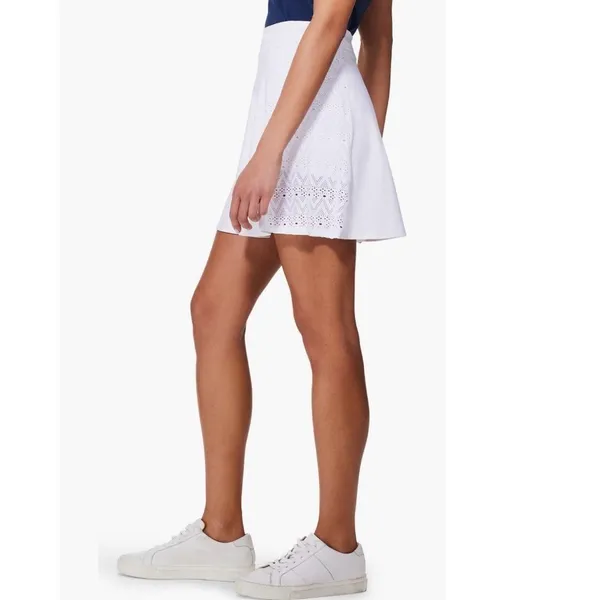 Nic + Zoe Active Lace Skort, Tennis Pickleball Skirt/Shorts, White,‎ Medium NWT - Image 3