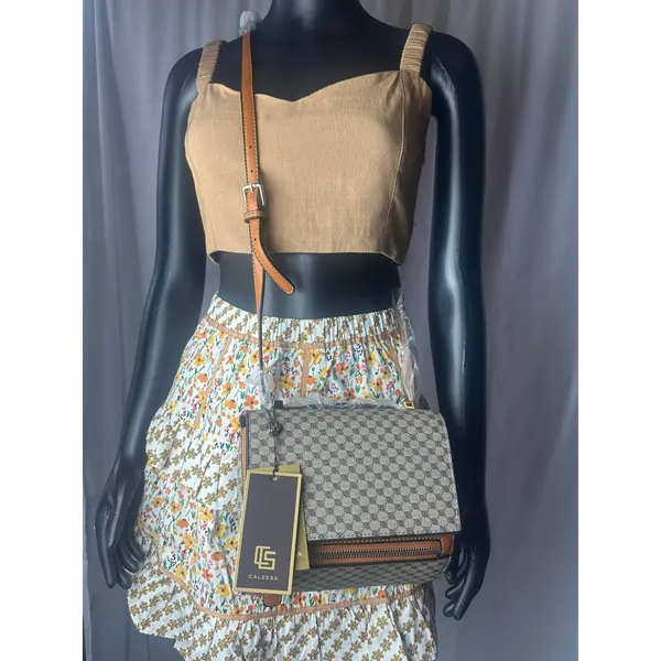 Caleesa Monogram Crossbody / Shoulder Bag - Image 4