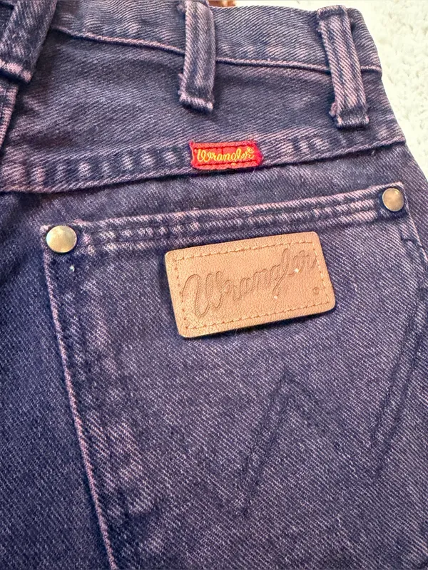 Vintage Wrangler Purple Cutt Offs Shorts - Image 3