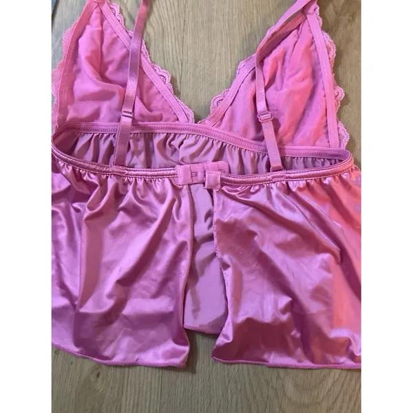 Juicy couture pink satin top - Image 4