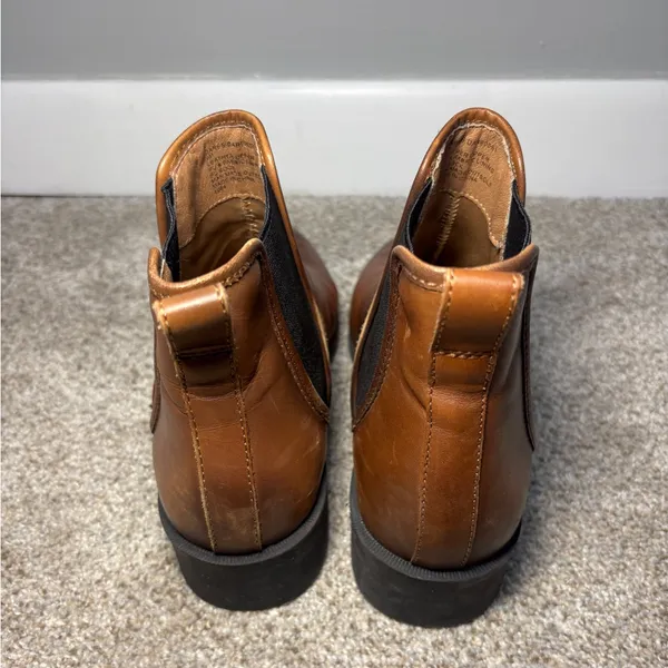 Steve Madden Women's Audience Cognac Brown Chelsea Boots Size 9 - Image 9