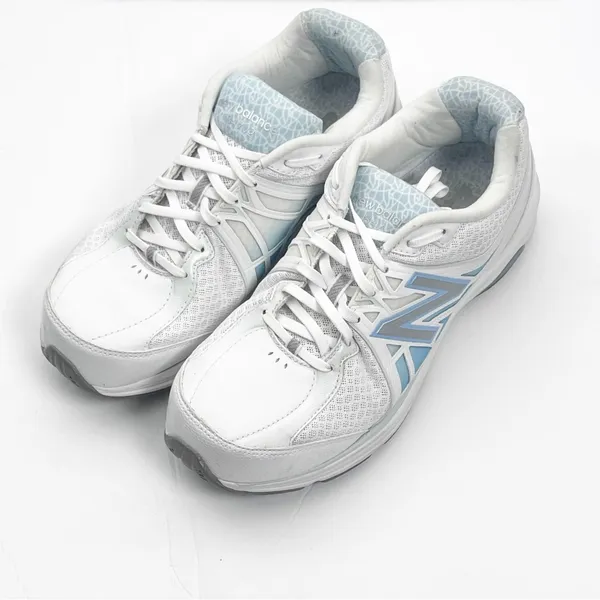 NEW BALANCE White Blue 847 V2 WW847WT2 Running Shoes Sneakers Women’s Size 9.5 - Image 9