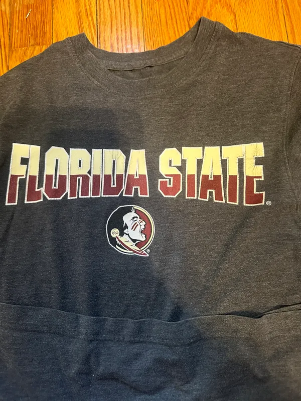 Florida State Tshirt Gray Size M - Image 2