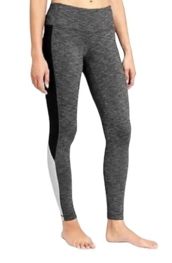Athleta Colorblock Revelation Black Leggings Size XL - Image 2