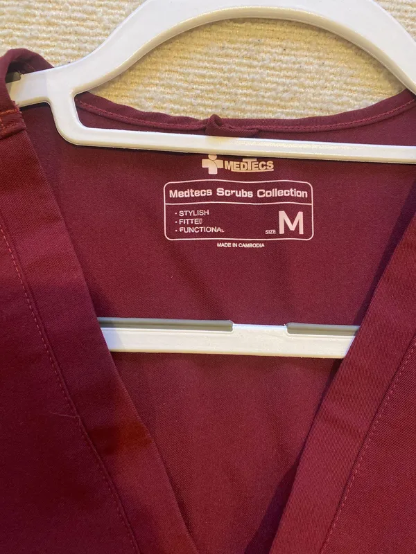Maroon Scrubs Set  - Image 5