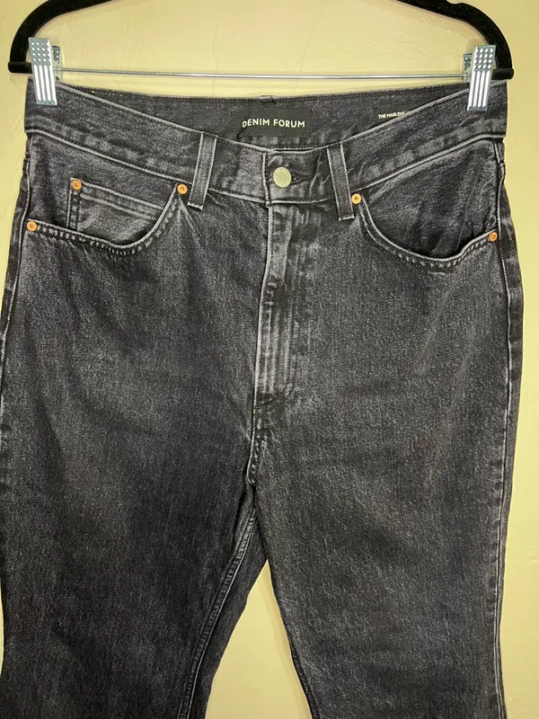 Denim Forum Aritzia Black The Marlene 60’s‎ High Rise Flare Jeans - Image 3