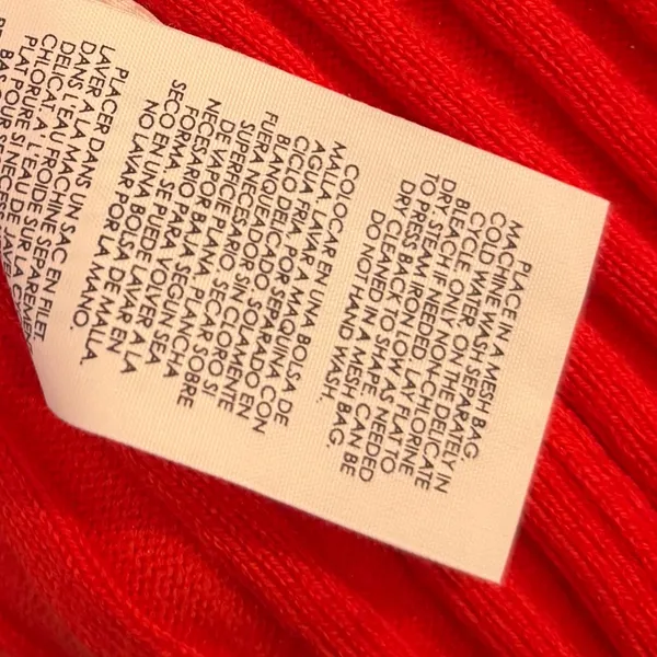 Cabi Red/Orange‎ Cardigan Size Medium - Image 8