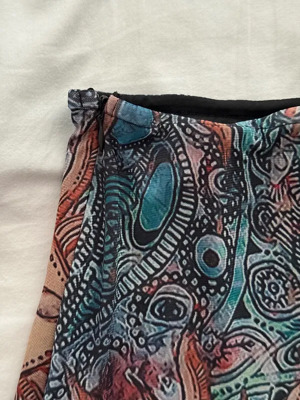 Mesh Sun Skirt Shein - Image 2
